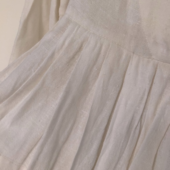 Free People Linen Peplum Blouse - Picture 2 of 3